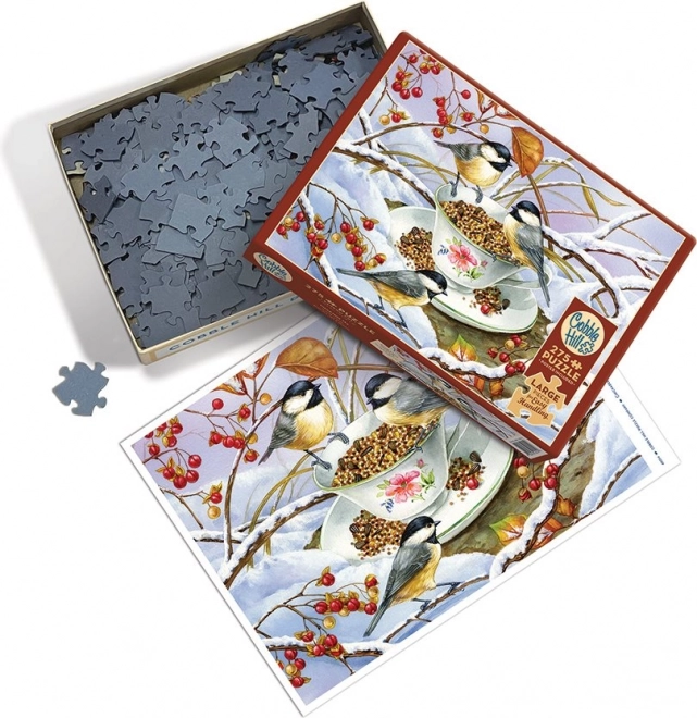Puzzle păsări la ceai - 275 piese XL