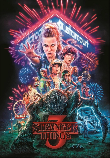 Puzzle Stranger Things Sezonul 3 1000 piese