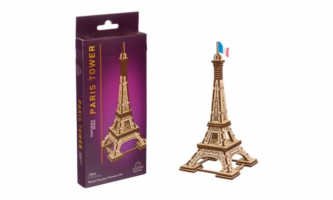 Puzzle mecanic 3D Turnul Eiffel Ugears