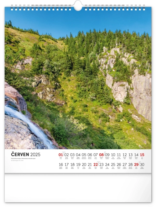 Calendar de perete Krkonoše 2025