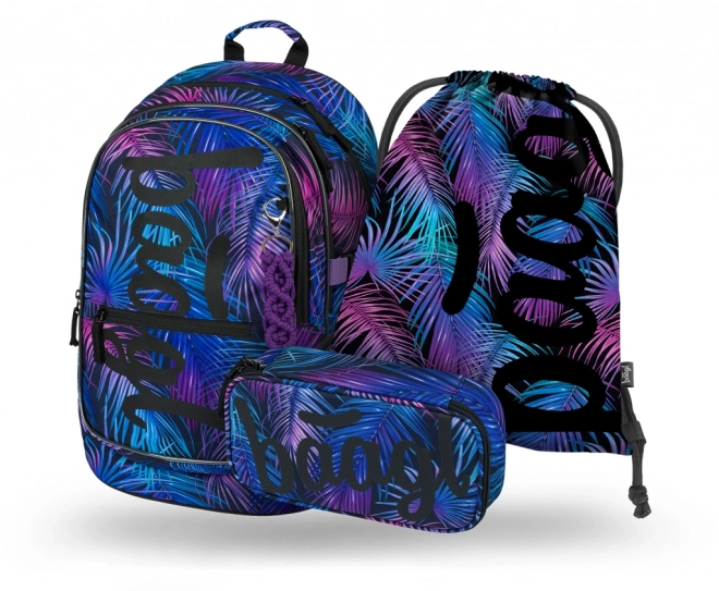 BAAGL 3 SET Core Palm: rucsac, penar, sac