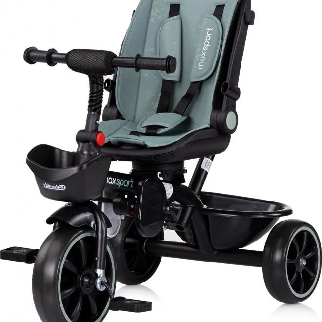 Tricicletă cu copertină 2în1 Chipolino Max Sport Basil