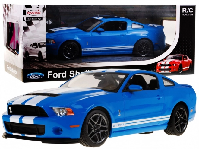 mașină teleghidată Ford Shelby GT500 Rastar albastră