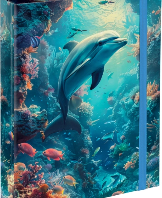 Dosare pentru caiete școlare BAAGL Delfin A5