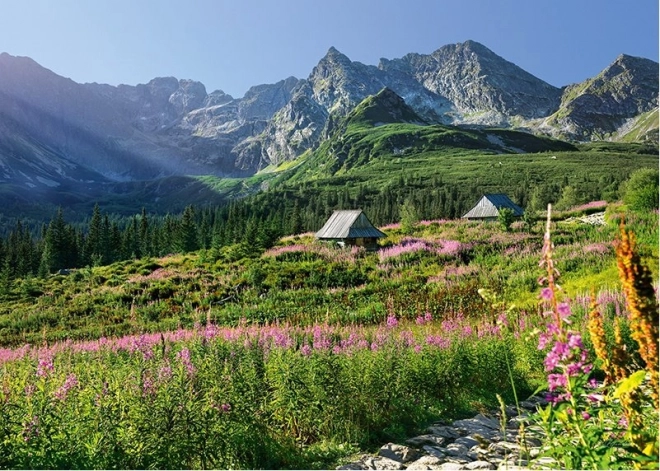 puzzle dolina Gasienicowa, Vysoké Tatry, 1000 piese