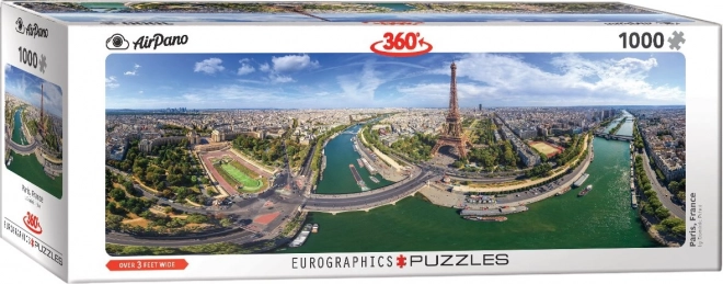 Puzzle panoramic EUROGRAPHICS Paris, Franța 1000 piese