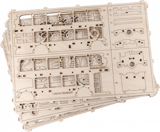 Puzzle 3D Autobuz Londonez