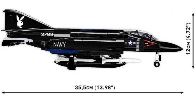 Model de construcție f-4s Phantom II din 608 piese