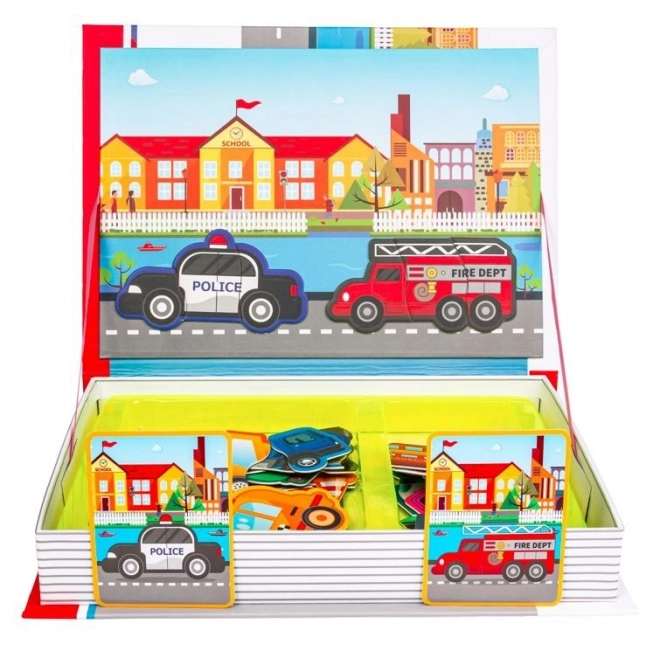 Puzzle magnetice vehicule