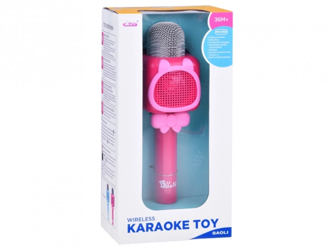 Microfon karaoke fără fir pentru copii