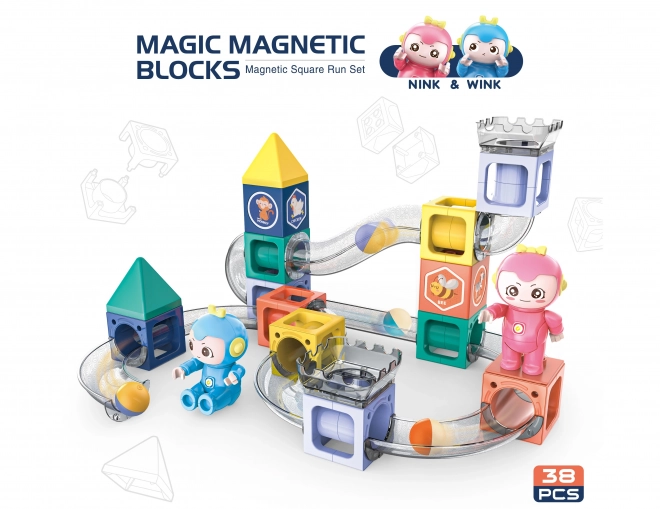 Blocuri magnetice de construcție - Piese