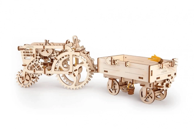 Puzzle 3D Vagon din lemn UGEARS