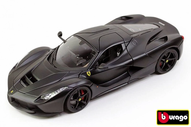 Model auto Bburago Ferrari LaFerrari negru mat