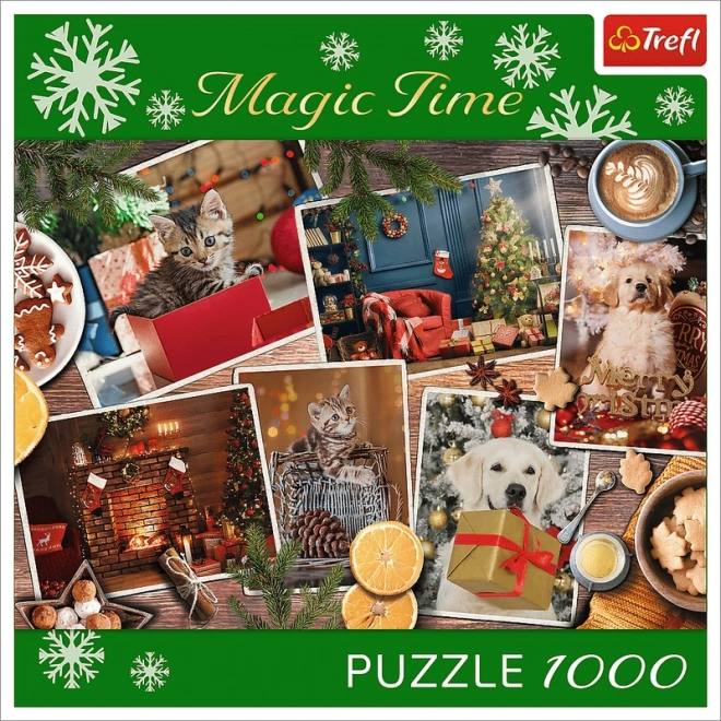 Puzzle de Crăciun Magic 1000 piese de la Trefl