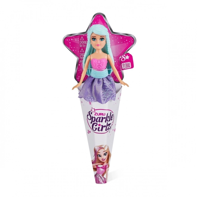 Păpușă Mini Sparkle Girlz 10 cm în set cartonat 24 bucăți