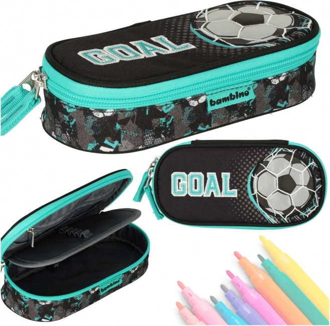 penar cu un singur compartiment BAMBINO goal fotbal