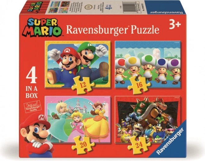 Puzzle RAVENSBURGER Super Mario Aventurile 4n1