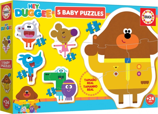 Puzzle Educa pentru bebeluși cu Hey Duggee