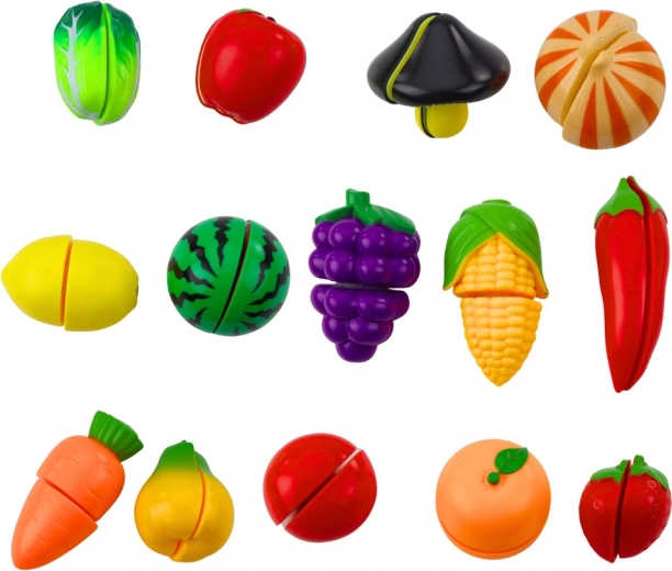Fructe și legume colorate cu arici