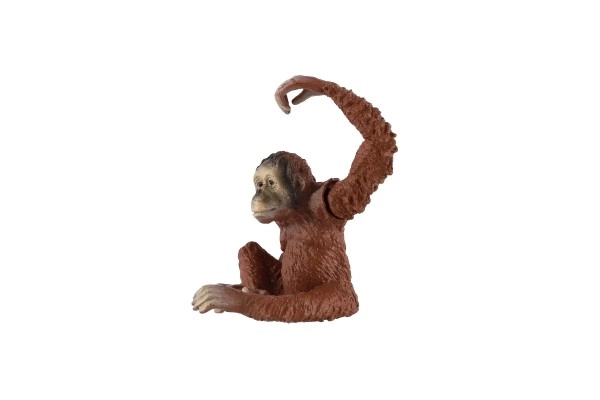 Figurină orangutan sumatranez din plastic de 8cm