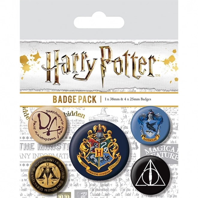 Set insigne Harry Potter Hogwarts