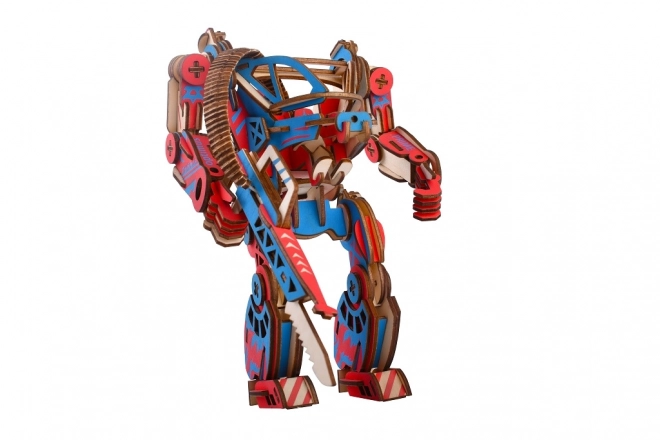 Puzzle 3D din lemn Powersuit colorat