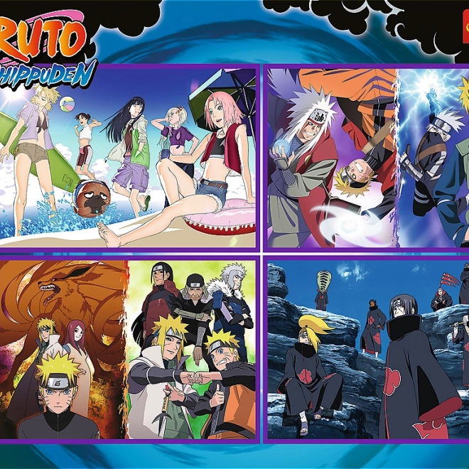 Trefl Puzzle Naruto Shippuden: Aventurile lui Naruto Uzumaki 4x250 piese