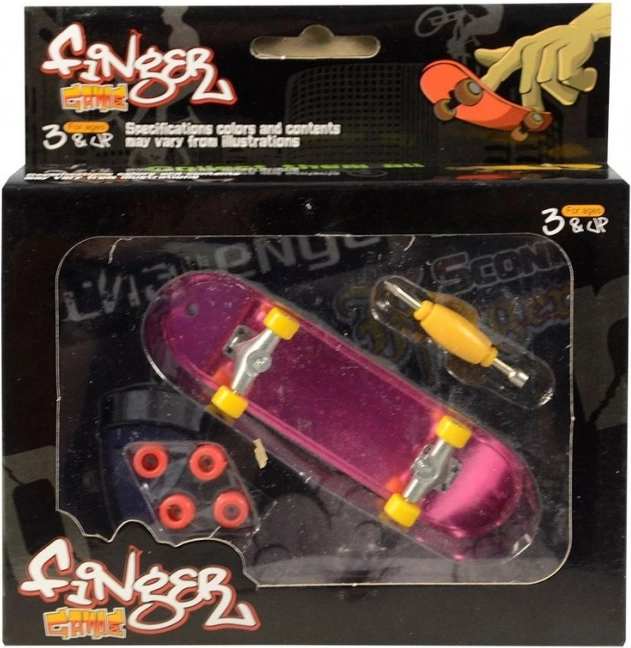 Skateboard de deget Metalic 9 cm