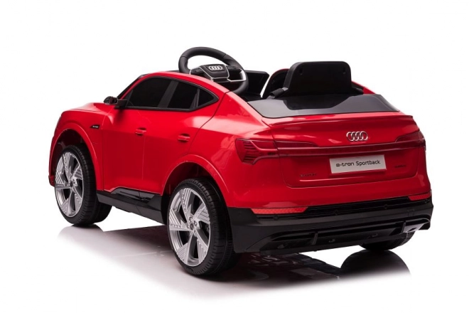 Audi E-Tron mașină roșie pe baterii QLS-6688