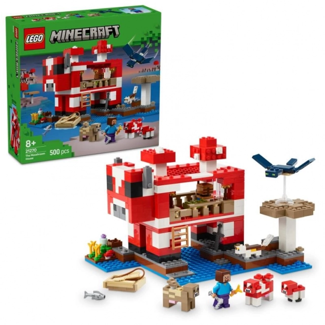 Casa vacii ciupercilor LEGO Minecraft