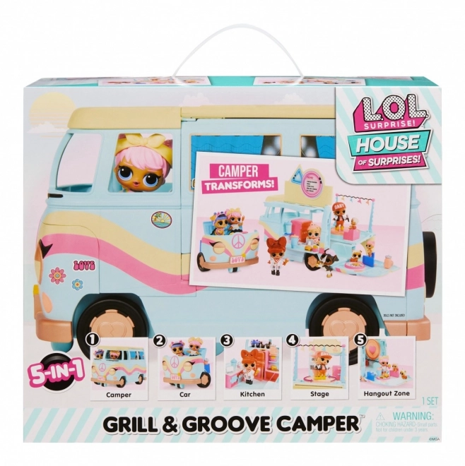 LOL Surprise! Grill & Groove rulotă de camping