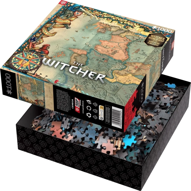 Puzzle The Witcher: regatele din nord 1000 piese