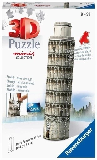 Puzzle 3D Mini Clădiri Turnul Înclinat din Pisa