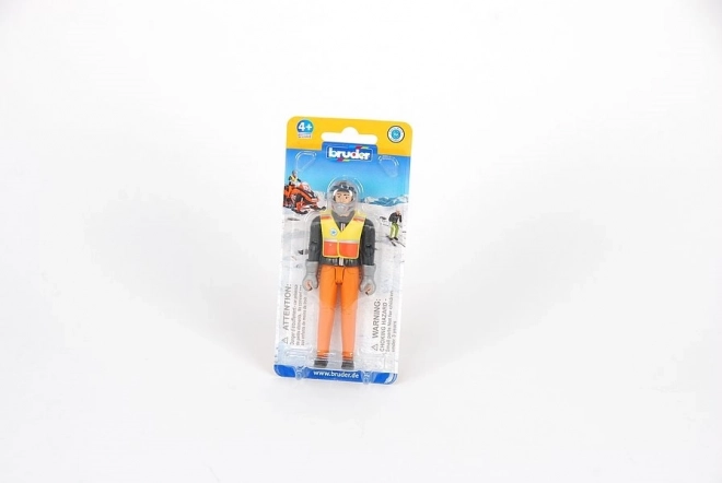 Figurină de șofer de snowmobil Bruder