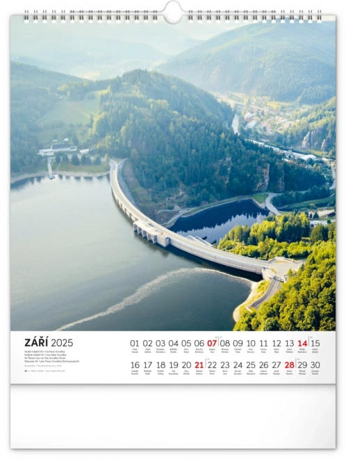 Calendar de perete regatul apelor 2025