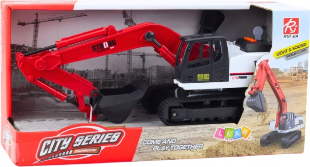 Excavator pe șenile din cauciuc cu cabină rotativă și cupă mobilă