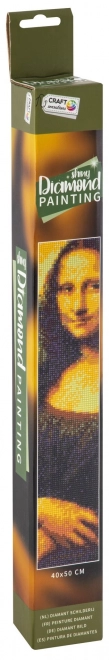 pictura cu diamant Mona Lisa