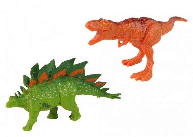 Figurine dinozauri cu set mașină și rachetă