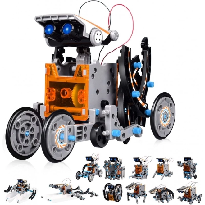 Set vehicule solare 12 in 1 – albastră