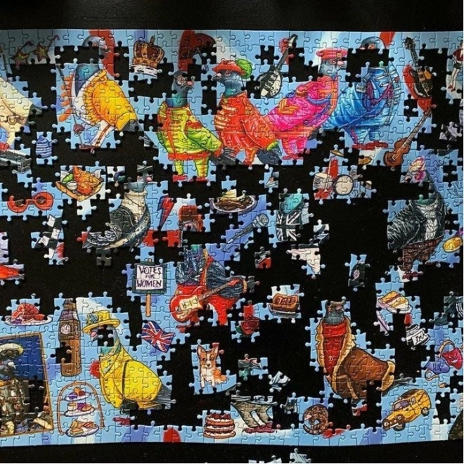 Puzzle Gibsons Porumbei Britanici 1000 piese