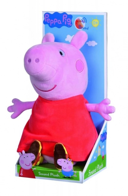 Jucărie pluş Peppa Pig cu sunete