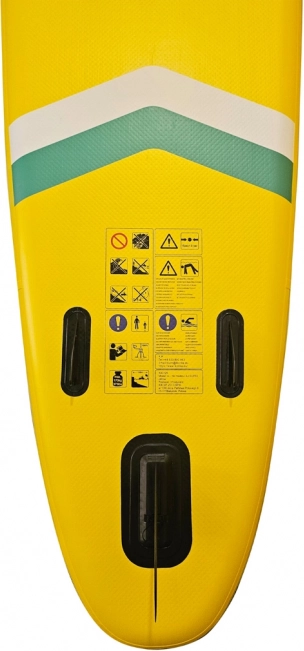 SUP paddleboard gonflabil galben 350 cm cu scaun și accesorii