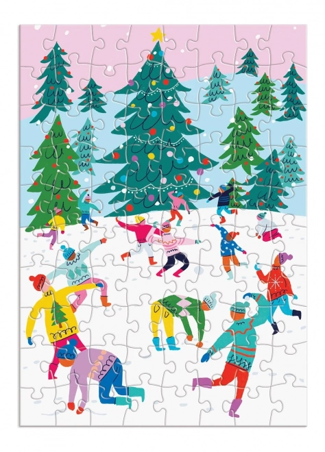 Calendar de advent Galison Puzzle cu 12 puzzle-uri