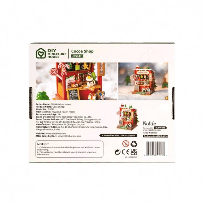 Miniatură căsuță Iarmaroc de cacao