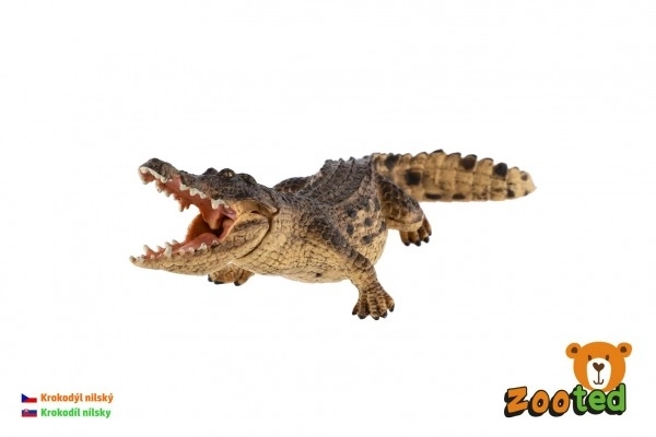 Crocodil Nilotic de jucărie din plastic 18cm