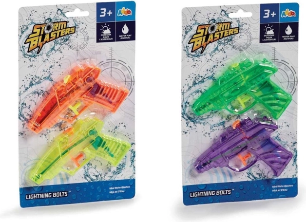 Pistoale cu apă Lightning Bolts – set 2 buc (mix de culori)