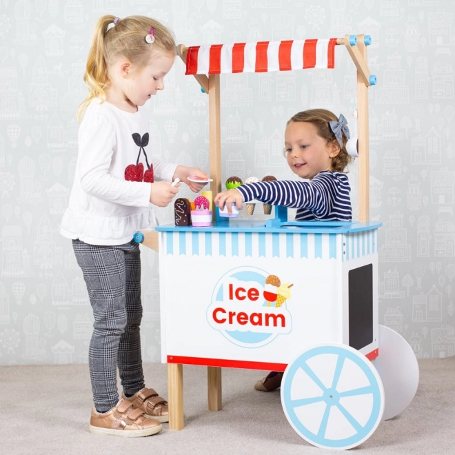 Bigjigs Toys Cărucior pentru înghețată