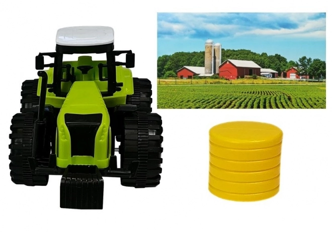Set de mașini agricole cu tractor și accesorii