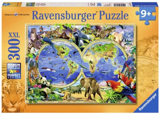 Puzzle cu animale sălbatice XXL 300 piese