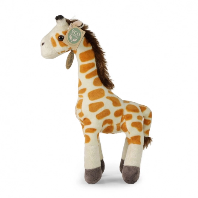 Plyșată girafă prietenoasă cu mediul de 27 cm